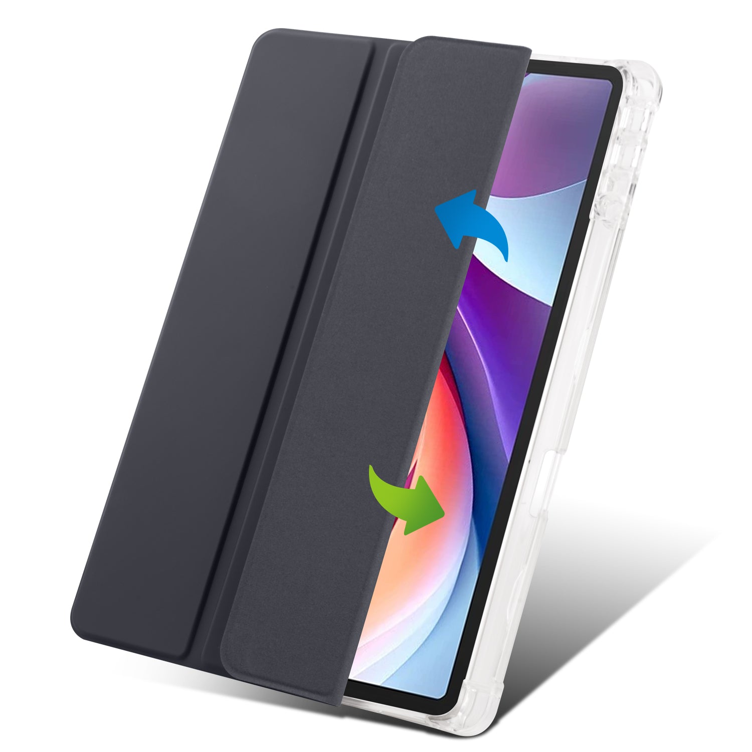 For Lenovo Tab M11 / Xiaoxin Pad 11 2024 Leather Case Tri-fold Stand Tablet Cover with Auto Wake / Sleep For Lenovo Tab M11 / Xiaoxin Pad 11 2024 Leather Case Tri-fold Stand Tablet Cover with Auto Wake / Sleep